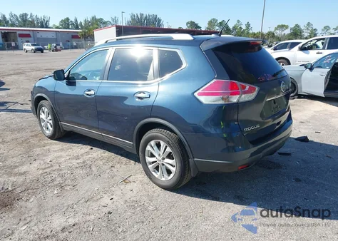 2016 Nissan Rogue Sv из США, поврежденный, VIN KNMAT2MT1GP721313